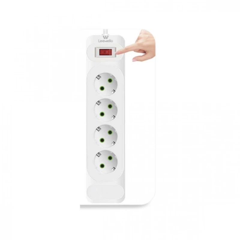 Πολύπριζο Ασφαλείας 4 Θέσεων 4000W/16A