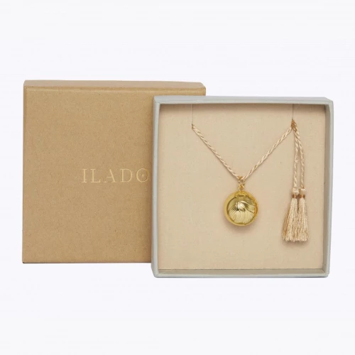 Ilado Κολιέ Ginkgo Gold