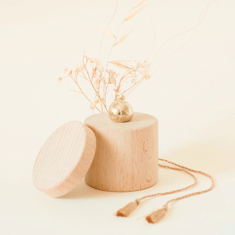 Ilado Κολιέ Ginkgo Gold