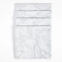 Πετσέτες Φαγητού Florelia (Σετ 4τμχ) 42x42 Grey Nima 42x42cm Βαμβάκι-Πολυέστερ