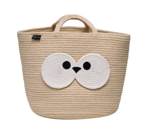Καλάθι Παιδικό Cestino 252 30Χ30 Beige Kentia 100% Βαμβάκι