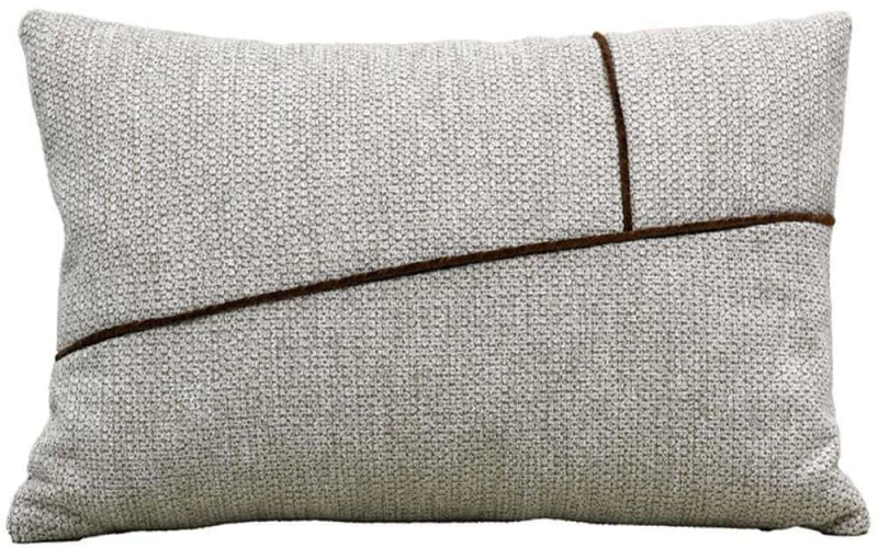 Μαξιλάρι Διακοσμητικό (Με Γέμιση) Linear 374-225-500 Beige 30X50 Ύφασμα