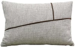 Μαξιλάρι Διακοσμητικό (Με Γέμιση) Linear 374-225-500 Beige 30X50 Ύφασμα
