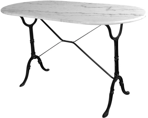 Τραπέζι Οβάλ 203434 White 60x120x72cm