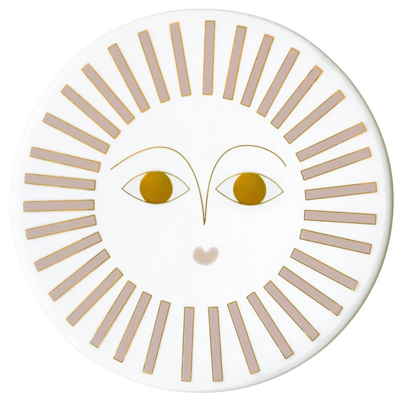 Σουβέρ Rosaly RD0051254 Φ10cm White-Somon Raeder Πορσελάνη