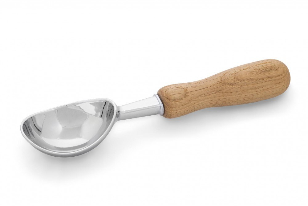 Scoop Παγωτού AH-CC21068 19x4,5x2,5cm Oak Andrea House Ξύλο,Μέταλλο