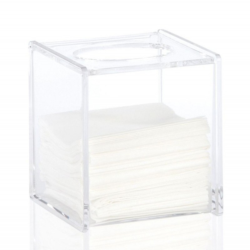 Θήκη Για Χαρτομάντηλα AH-BA10068 13x13,5x15cm Clear Andrea House Ακρυλικό,Πλαστικό