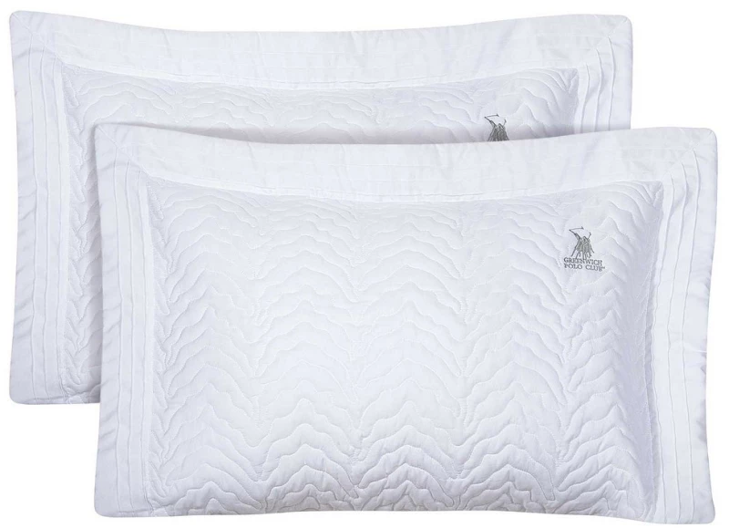 Μαξιλαροθήκες 2351 (Σετ 2τμχ) White Greenwich Polo Club 50Χ70 Microfiber