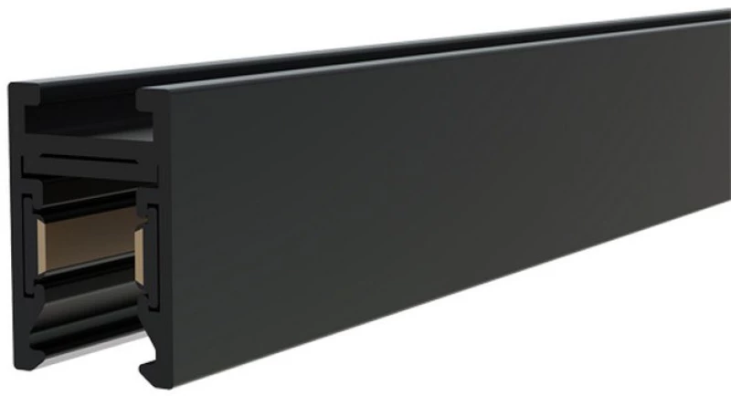 Μαγνητική Ράγα Mini Οροφής / Κρεμαστή TMS1MB 24V DC 1Μ Black Aca