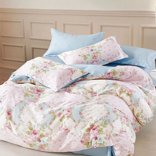 Σεντόνια Indila (Σετ 4τμχ) Multi Ρυθμός Queen Size 230x260cm 100% Βαμβακοσατέν