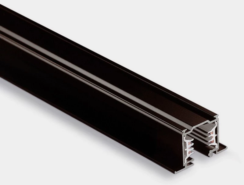 Ράγα Αλουμινίου Τριφασική Χωνευτή 7560-30-30 Dali 3m Black Ivela