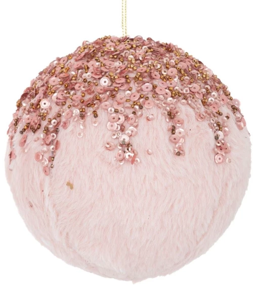 Χριστουγεννιάτικη Μπάλα 87916 12cm Pink