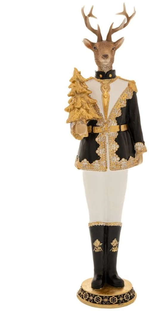 Χριστουγεννιάτικη Διακοσμητική Φιγούρα Τάρανδος 87294 11,5x10x41cm Multi