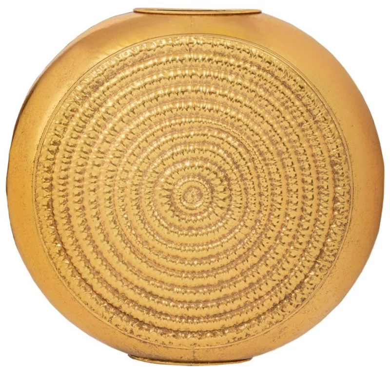 Βάζο Μεταλλικό 88956 63x17x58,5cm Gold Μέταλλο