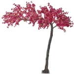 Δέντρο Βουκαμβίλια Κυρτό 69922 300x200x320cm Fuchsia Πλαστικό,Καουτσούκ