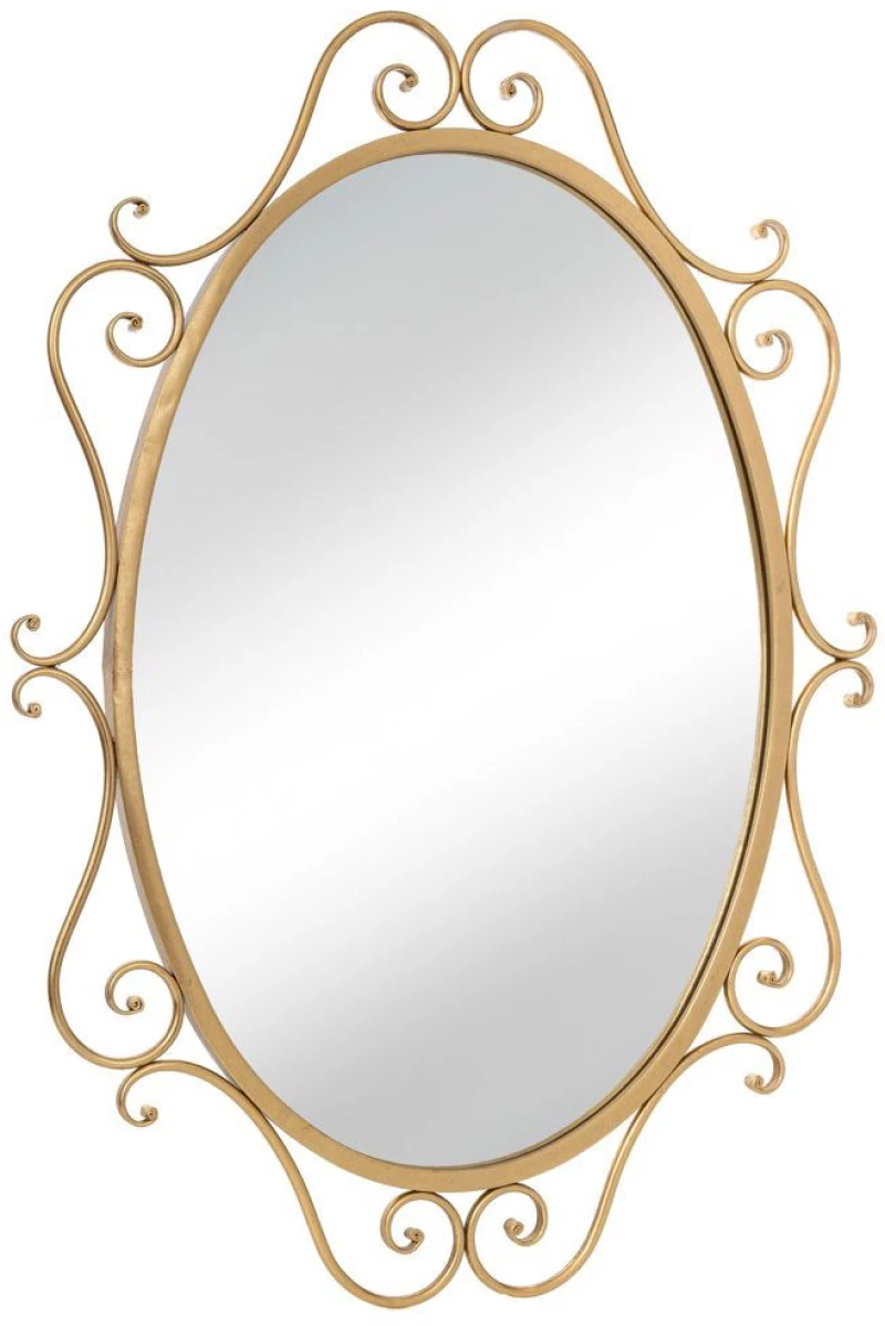 Καθρέφτης Τοίχου Με Σχέδια 89210 60x2x84cm Gold Μέταλλο
