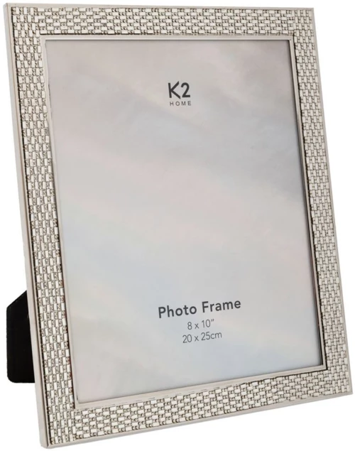 Κορνίζα Με Στρας 89393 20x25cm Silver Μέταλλο