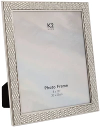 Κορνίζα Με Στρας 89393 20x25cm Silver Μέταλλο