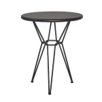 Τραπέζι Κήπου Cologne/T3-R60cm 02-00-1027 60x60x74cm Black