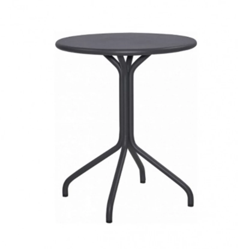 Τραπέζι Κήπου Tino 02-00-0683 Φ60x74cm Black