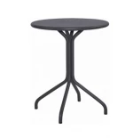 Τραπέζι Κήπου Tino 02-00-0683 Φ60x74cm Black