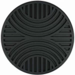 Διακοσμητικό Τοίχου 797EVL2287 Φ33cm Black Wallity Ξύλο