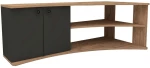 Έπιπλο Τηλεόρασης Γωνιακό Termera 550ARN2976 135x67,7x48,6cm Pine-Anthracite