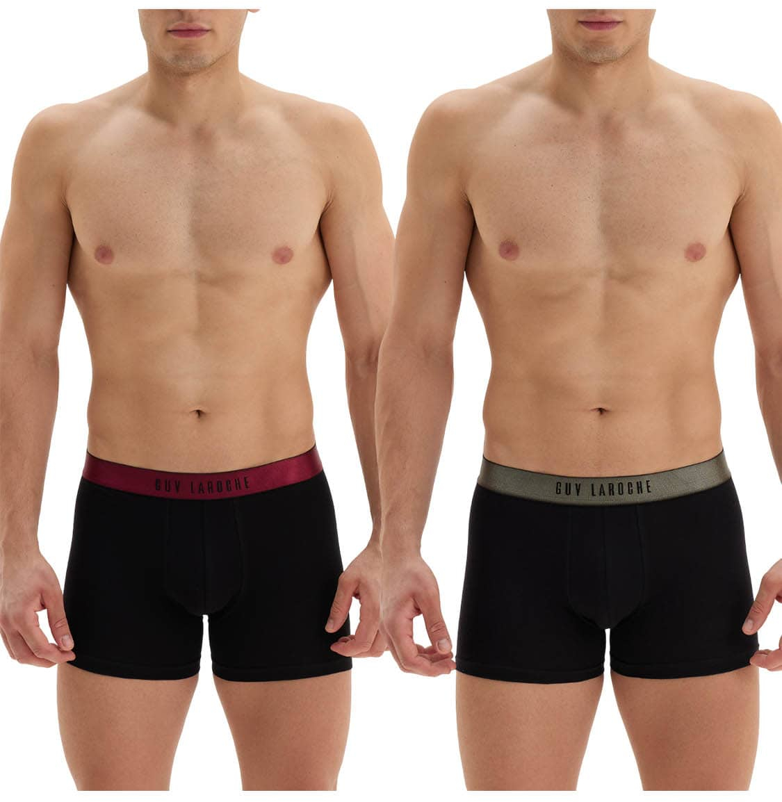 ΑΝΔΡΙΚΟ ΒΑΜΒΑΚΕΡΟ BOXER ΠΑΚΕΤΟ 2 ΤΕΜΑΧΙΩΝ 425 GUY LAROCHE 3-58104-2 - ΜΑΥΡΟ/ΜΑΥΡΟ
