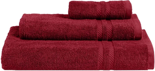Πετσέτα AVELA BURGUNDY Μπορντό Πετσέτα προσώπου: 50 x 90 εκ. MADI