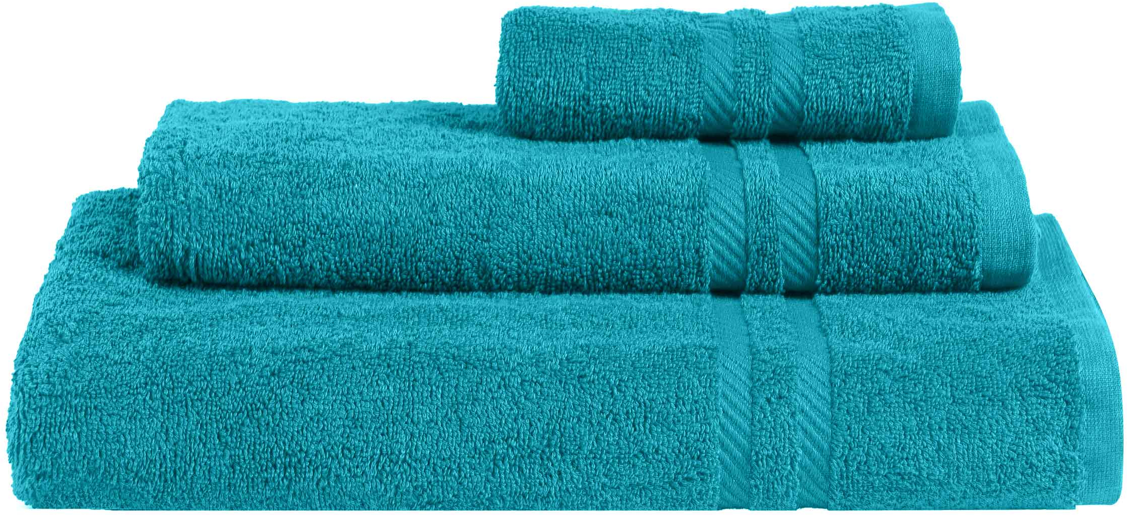 Πετσέτα AVELA CARIBBEAN BLUE Τυρκουάζ Πετσέτα μπάνιου: 80 x 150 εκ. MADI