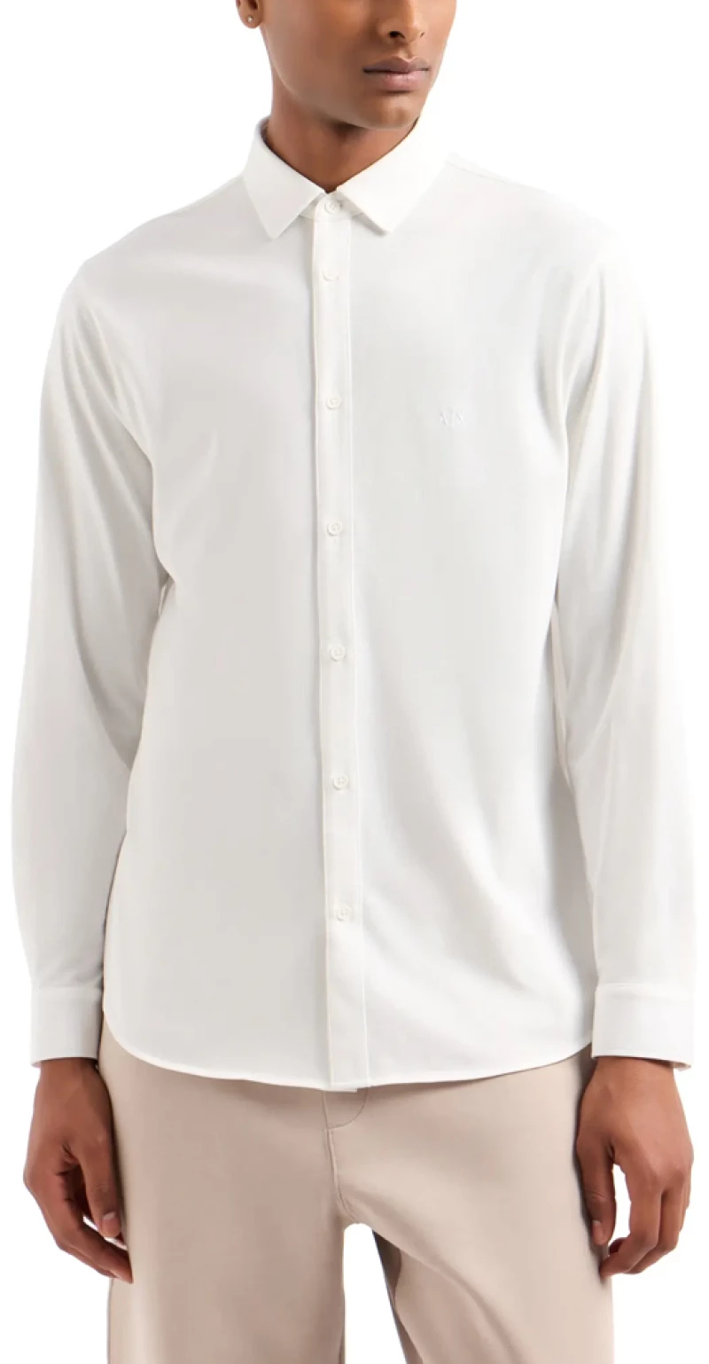 ARMANI EXCHANGE REGULAR FIT SHIRT MEN ARMANI EXCHANGE ΛΕΥΚΟ (6DZCHJ-ZJEAZ-1116)