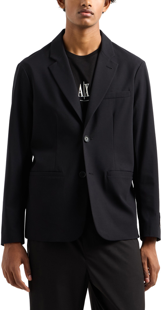 ARMANI EXCHANGE BLAZER MEN ARMANI EXCHANGE ΜΑΥΡΟ (XM000345-AF10897-UC001)