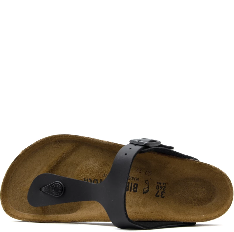 BIRKENSTOCK CLASSIC GIZEH REGULAR FIT SANDALS UNISEX BIRKENSTOCK ΜΑΥΡΟ (0043691)