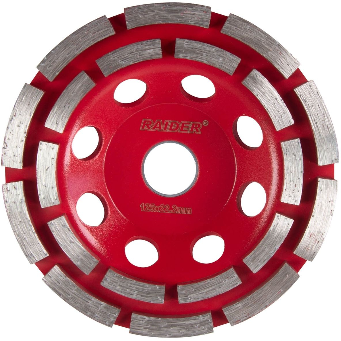 Δίσκος Λείανσης Δομικών Υλικών Διαμαντέ 125mm 209933 - RAIDER
