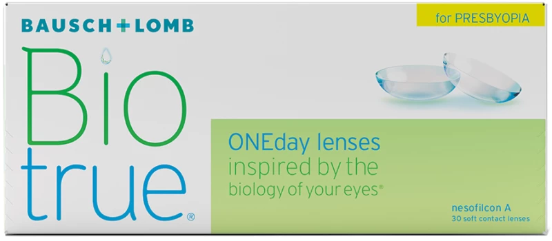 BAUSCH+LOMB BIOTRUE ONE DAY FOR PRESBYOPIA Ημερήσιοι Πολυεστιακοί 30 Φακοί