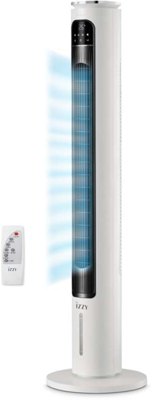 Izzy IZ-9047 Ανεμιστήρας Πύργος & Air Cooler 96εκ / 65W με Τηλεχειριστήριο