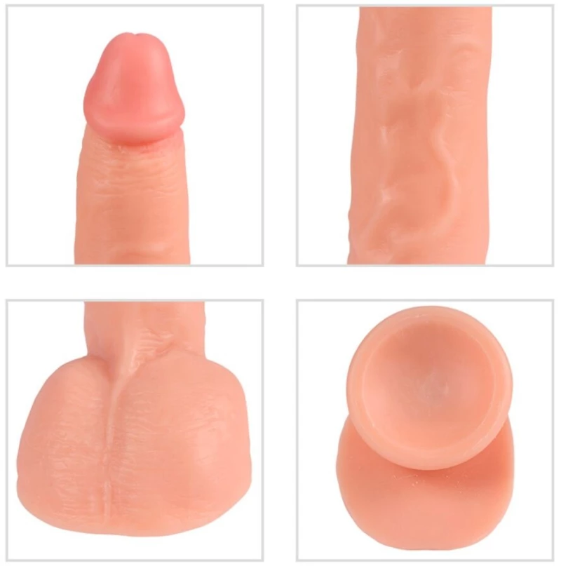 SHEQU - BEAST VIBRATING DILDO WITH REMOTE CONTROL 24.5 CM