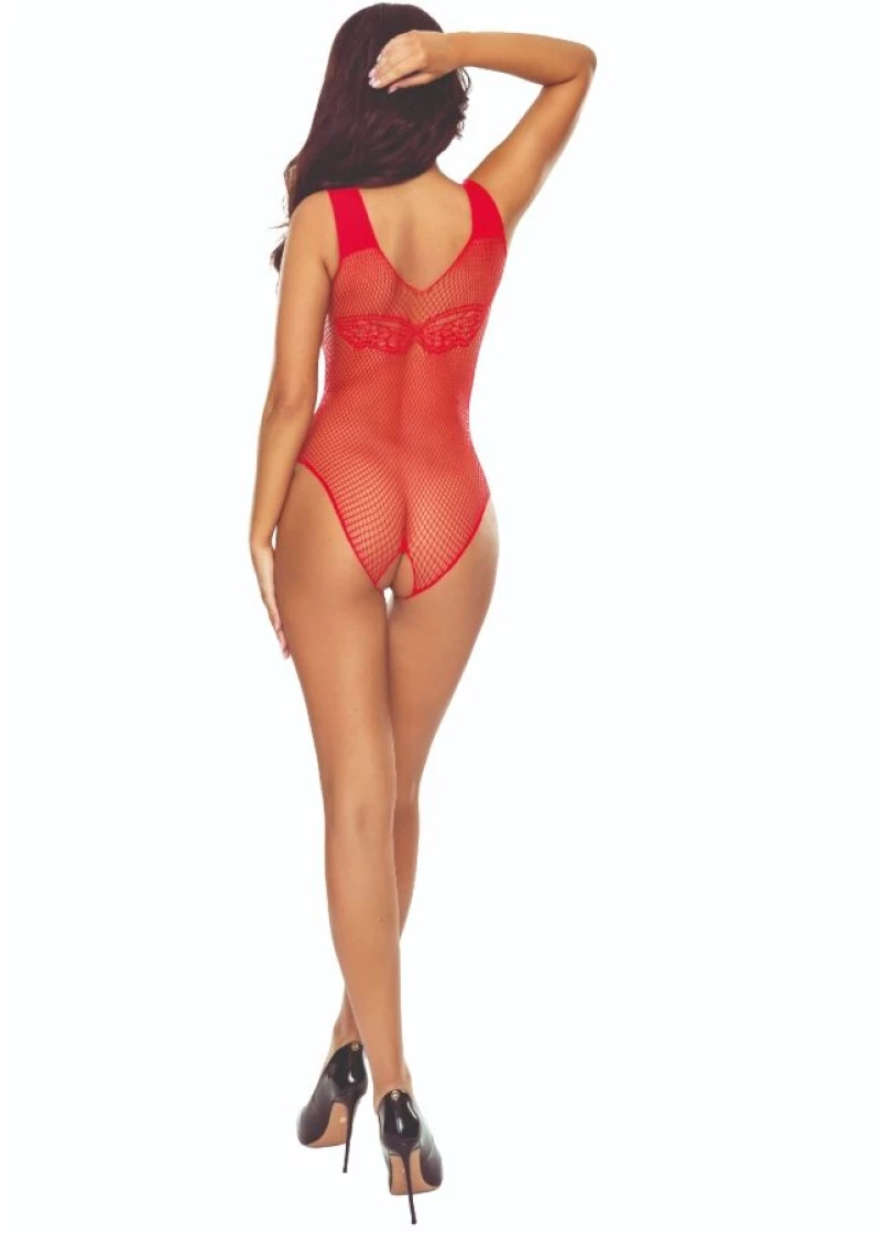 PASSION - BS109 RED BUTTERFLY BOSYSTOCKING
