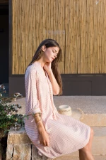 Γυναικείο Beachwear Pink Label -  Geometric print - Κοντό - Viscose
