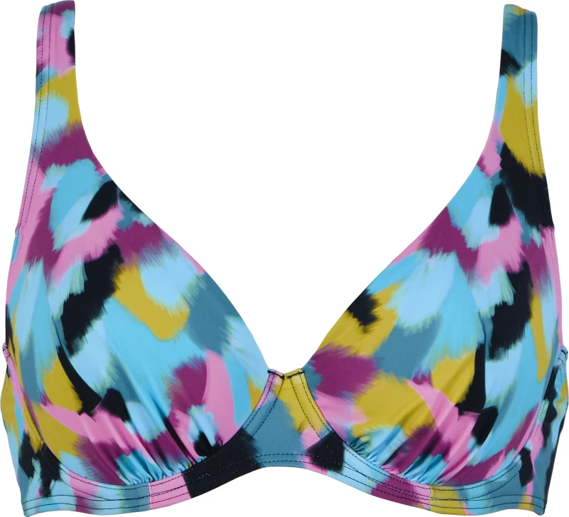 Σετ Γυναικείο μαγιό Naturana - Εμπριμέ Μπικίνι - Plus size - Χωρίς Ενίσχυση - E cup