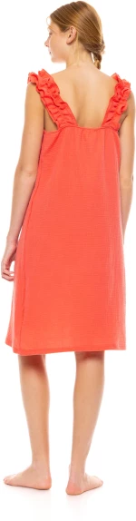 Γυναικείο Νυχτικό Pink Label - SUMMER NIGHTS - Κοραλί - Cotton