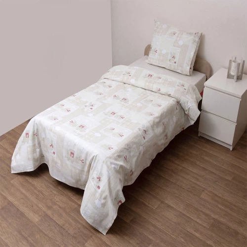 Σετ Παπλωματοθήκη Μονή 160x240 Κρις