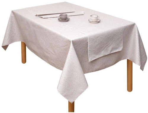Τραπεζομάντηλο Αλέκιαστο 140x220 Κορίνα Μπεζ