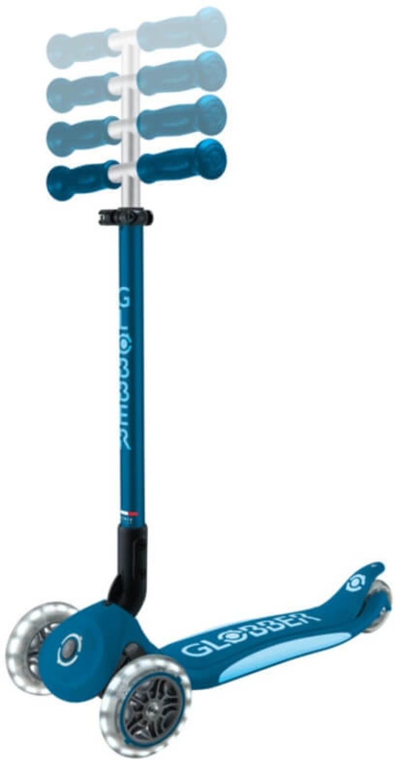 Πατίνι Globber Scooter Αναδιπλούμενο Elite Lights Petrol Blue (439-601-3)