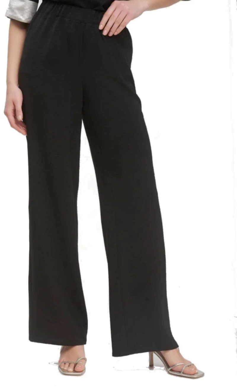 FIBES Γυναικεία μαύρο navy παντελόνα 04-8020K-BLACK