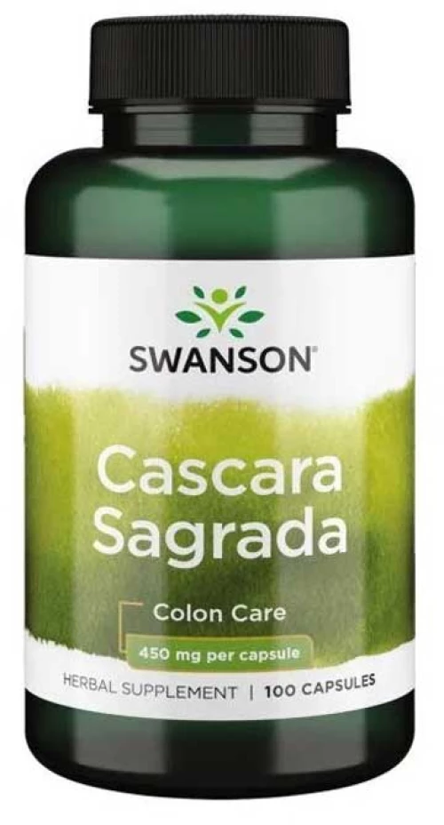 Cascara Sagrada 450mg 100caps - Swanson