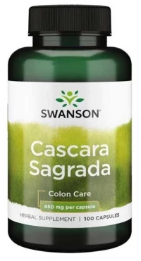 Cascara Sagrada 450mg 100caps - Swanson
