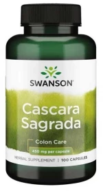 Cascara Sagrada 450mg 100caps - Swanson