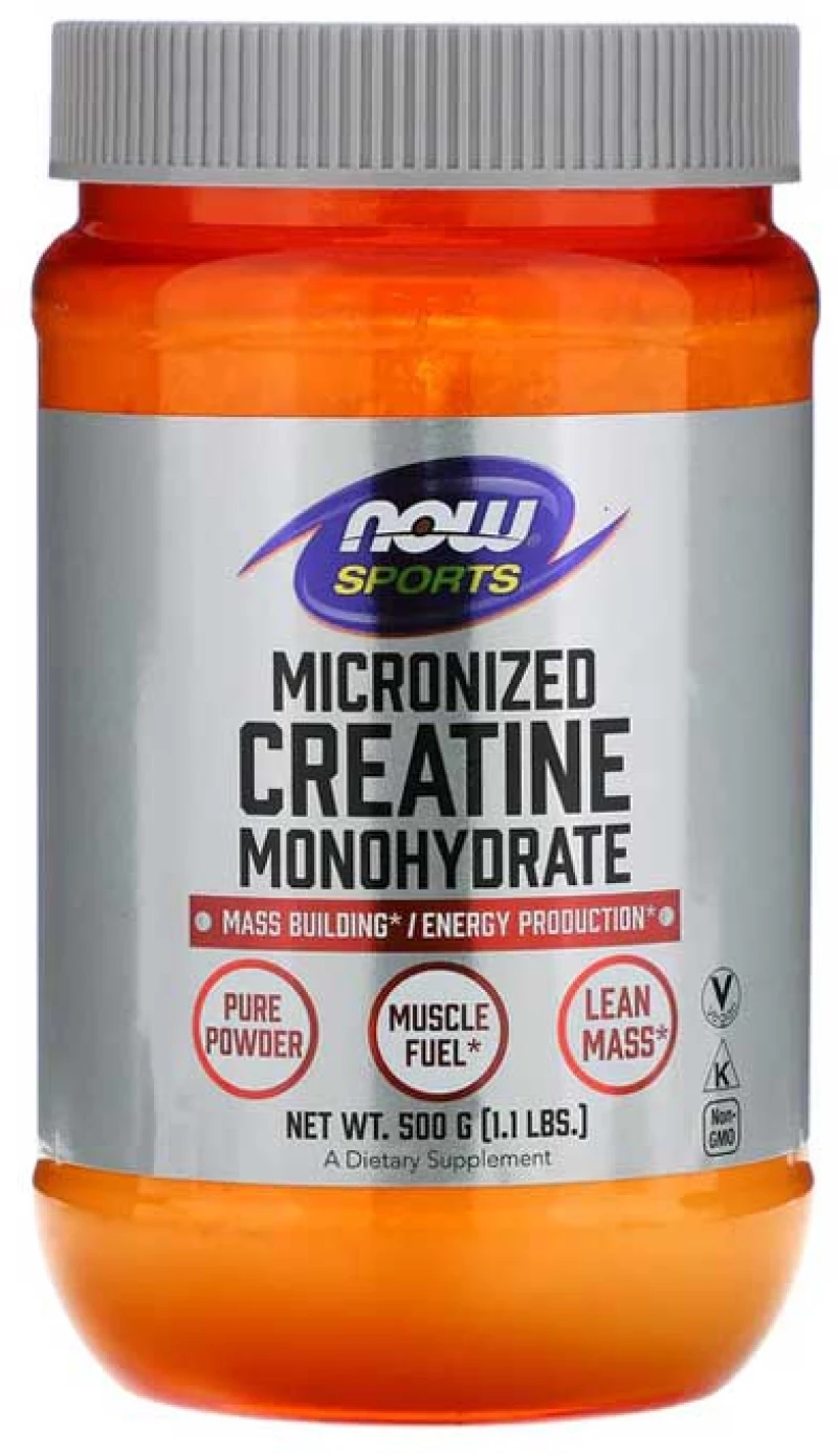 Creatine Monohydrate Powder 500gr - Now Sports