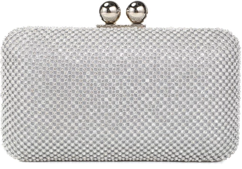 Τσάντα φάκελος clutch JH2227 - Ασημί